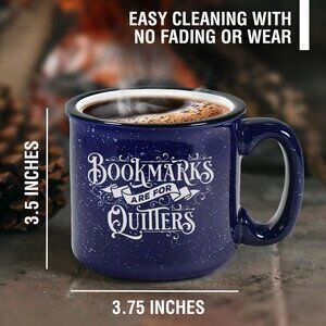 Bad Bananas - "Bookmarks Are For Quitters" 15 oz Coffee/Tea Mug